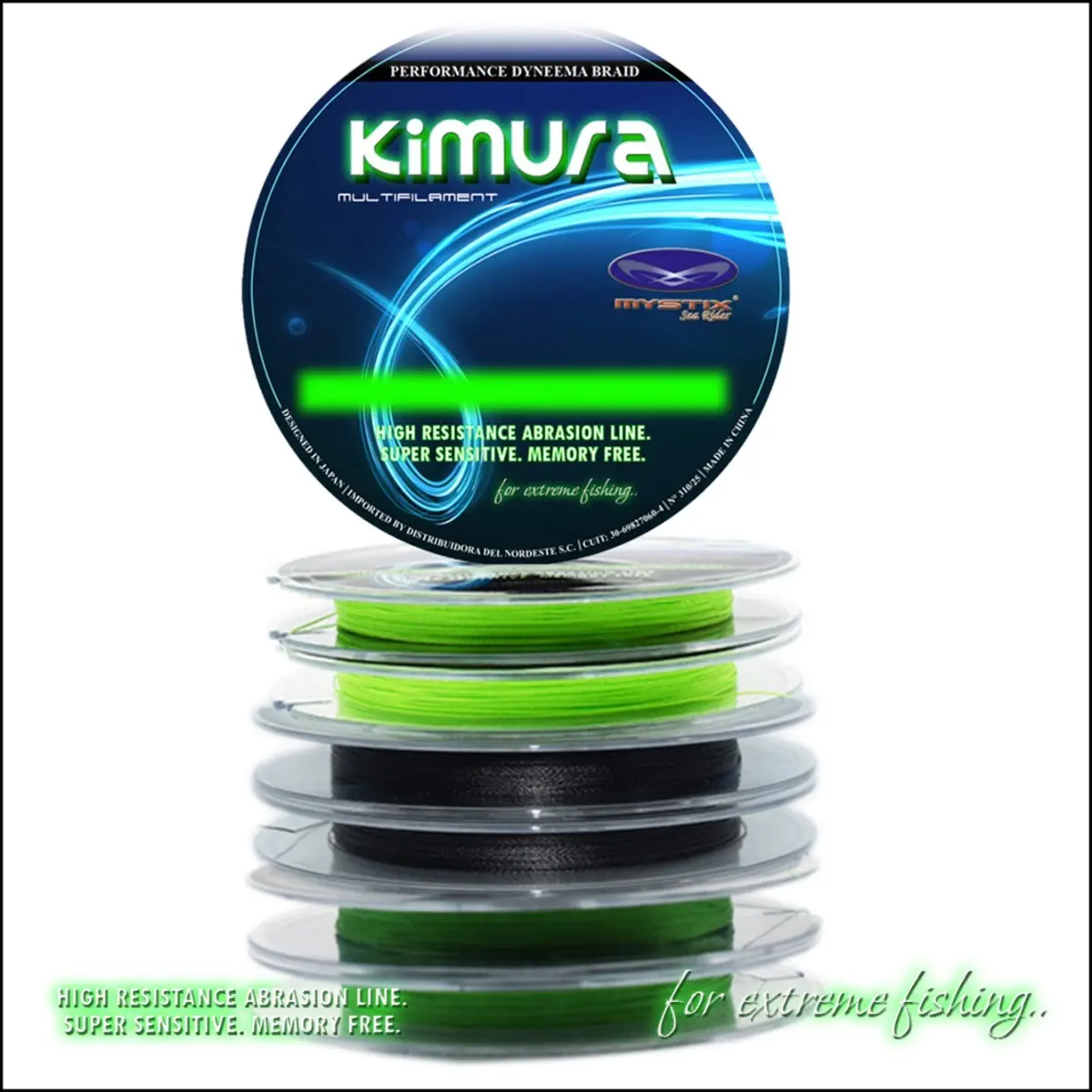 MULTIFILAMENTO MYSTIX KIMURA 0.28MM X100 C/U (CX6)