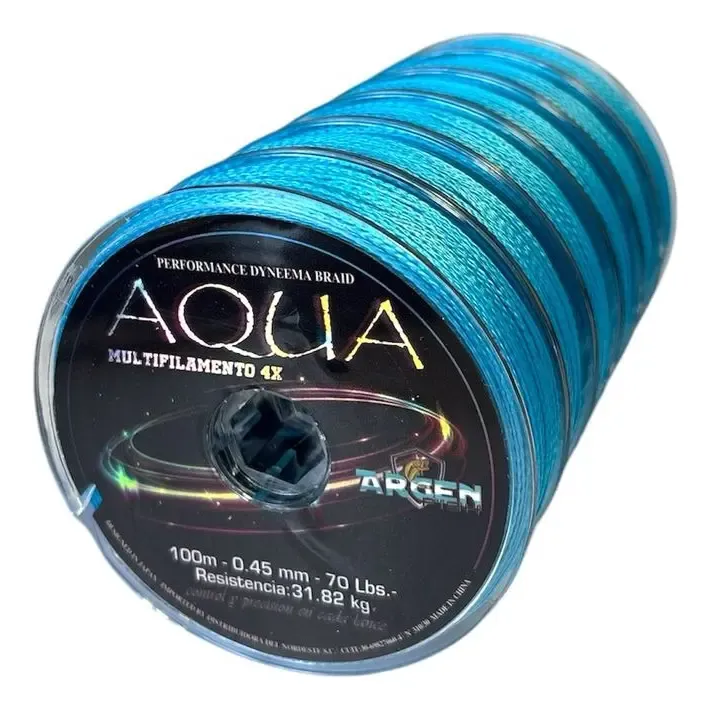 MULTIFILAMENTO ARGENFISH AQUA 0.45MM X100 C/U