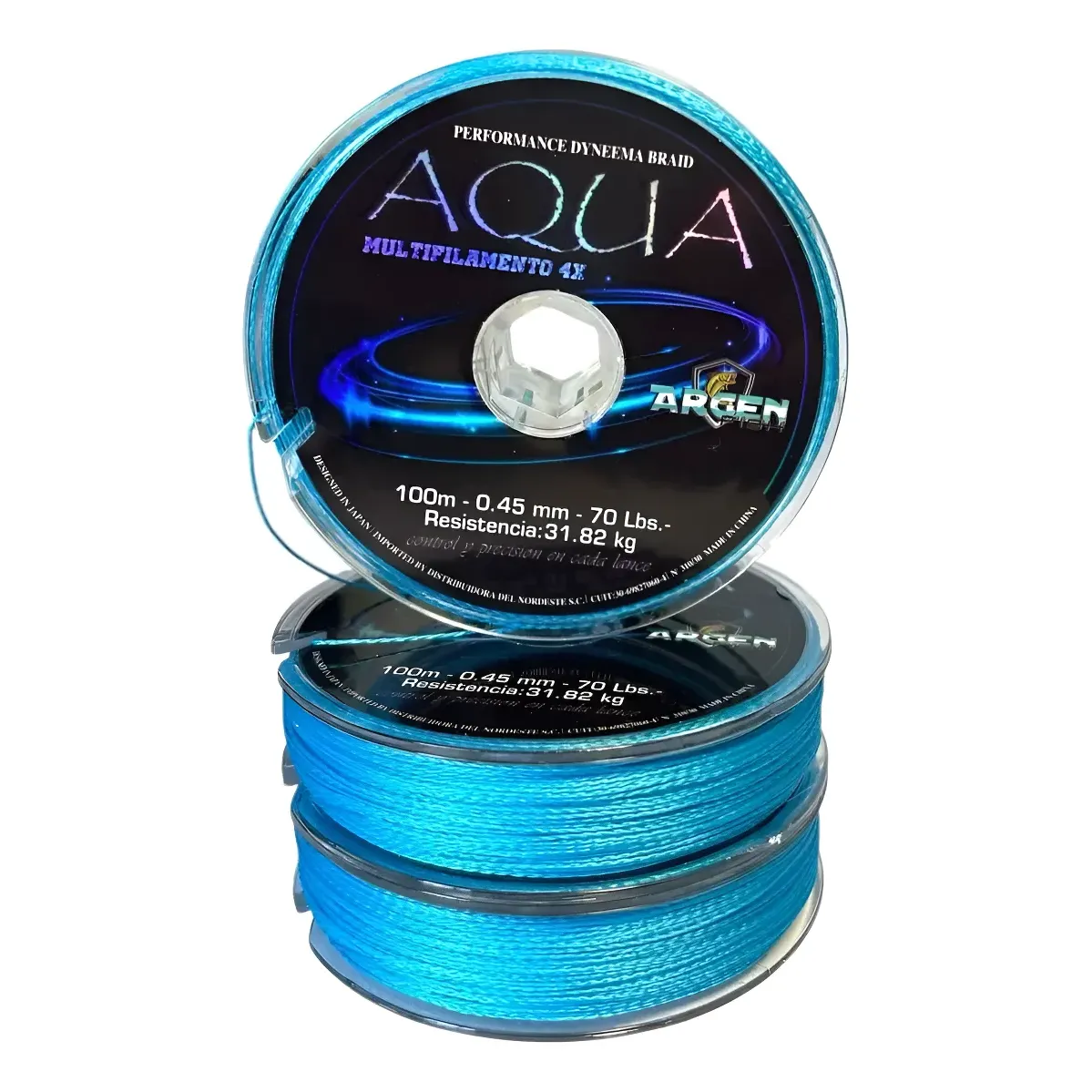 MULTIFILAMENTO ARGENFISH AQUA 0.45MM X100 C/U