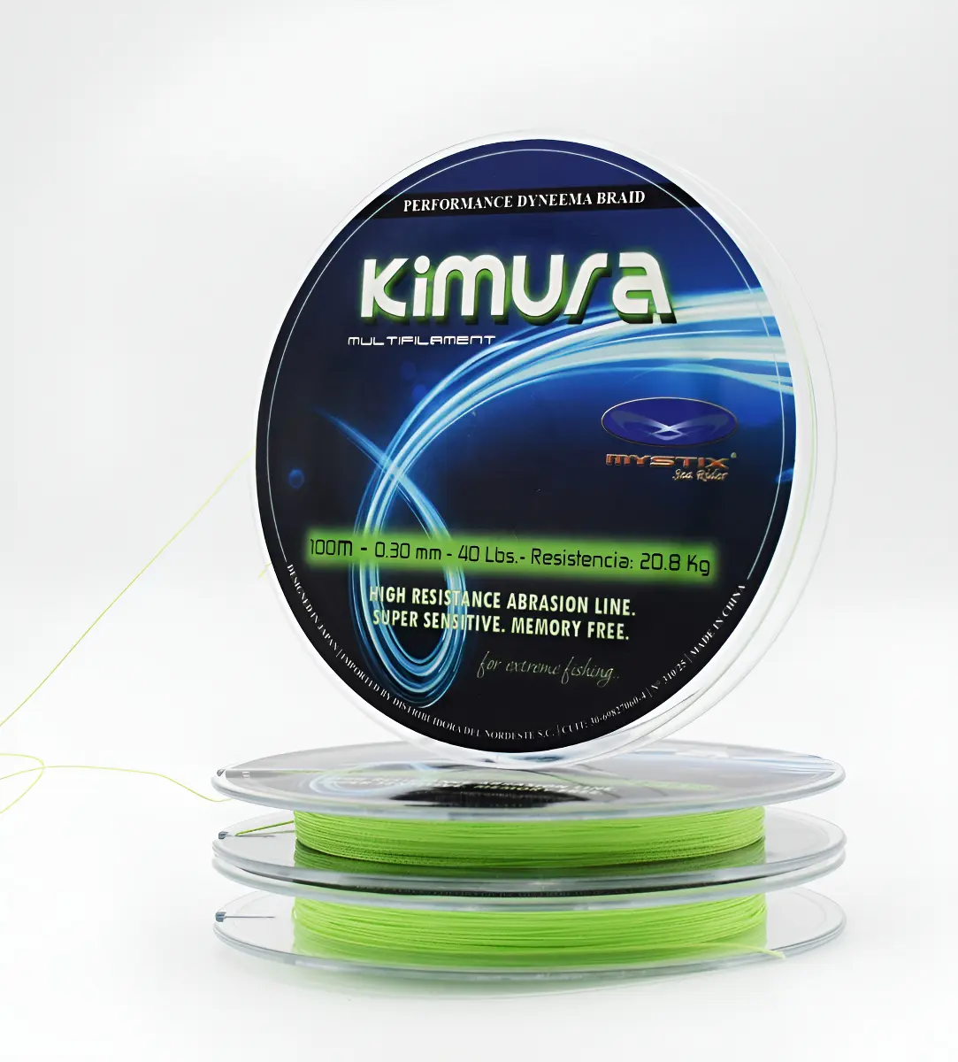 MULTIFILAMENTO MYSTIX KIMURA 0.14MM X100 C/U (CX6)