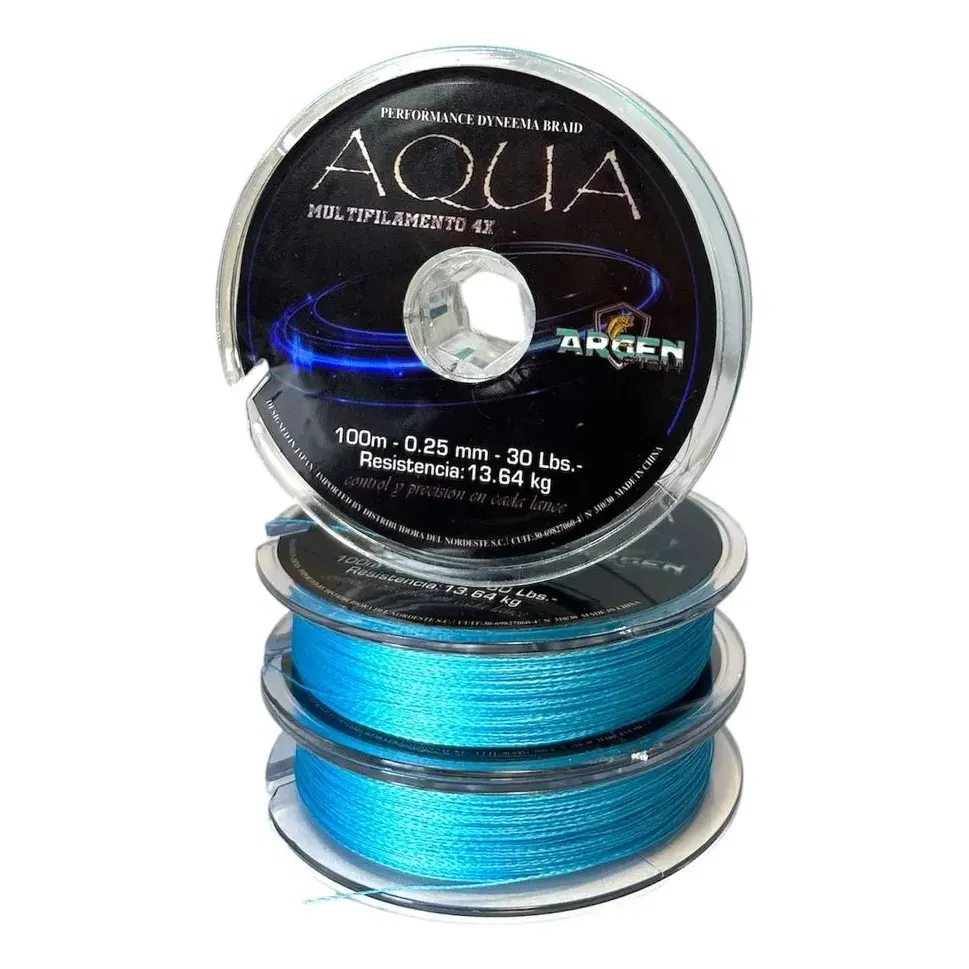 MULTIFILAMENTO ARGENFISH AQUA 0.25MM X100 C/U